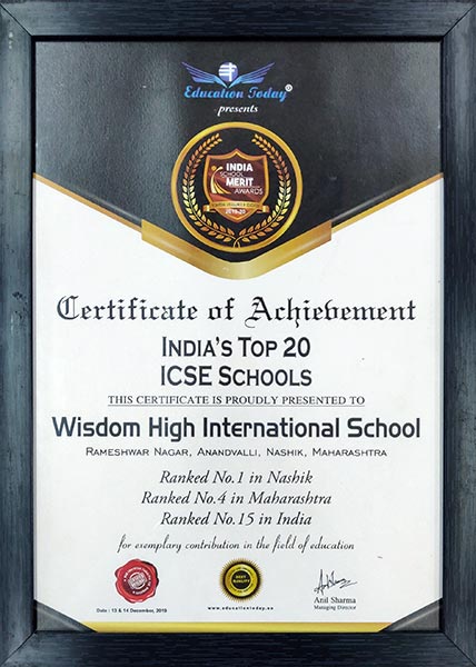 Edication Today - Wisdom High ICSE