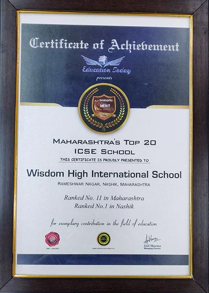 Edication Today - Wisdom High ICSE