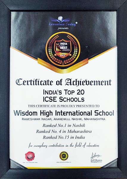 Edication Today - Wisdom High ICSE