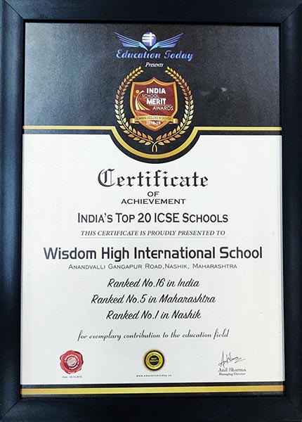 Edication Today - Wisdom High ICSE